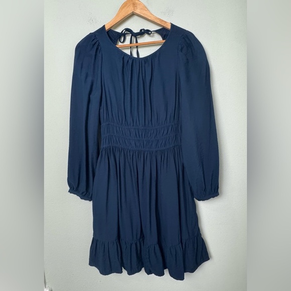 Madewell Sophia Open-Back Mini Dress in Deep‎ Indigo Size Medium - Picture 6 of 16
